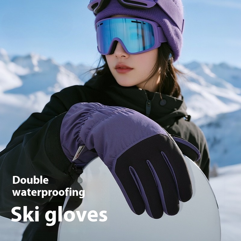 Snow Glove Insulated - Novo inverno luvas térmicas esqui ciclismo