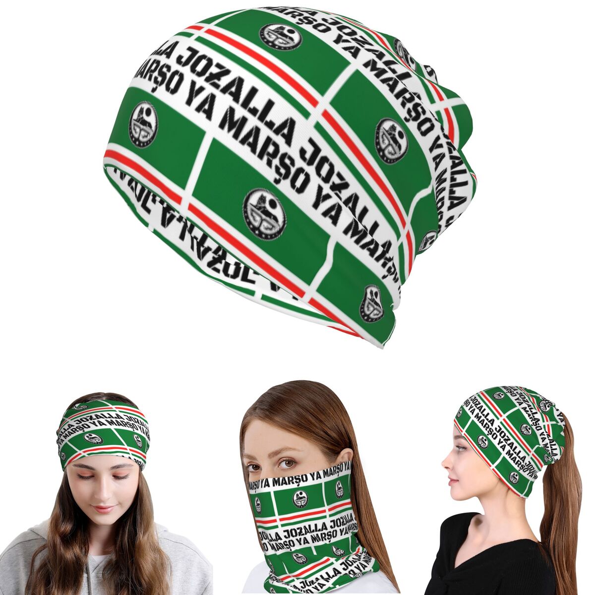 Knit Beanie Hat Warm - Bandana com bandeira de Marso Ya
