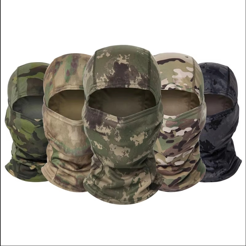 Balaclava Ski Mask - Balaclava Camuflada para Ciclismo, Máscara Facial