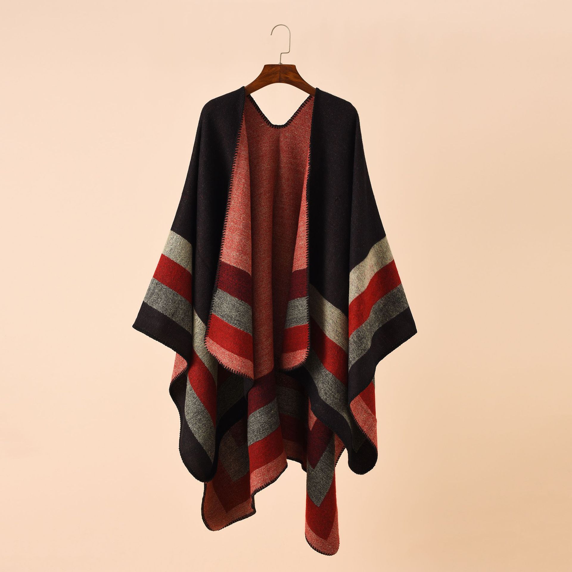 2024 nova moda inverno quente  - Shawl Wrap Winter avaliação e preço