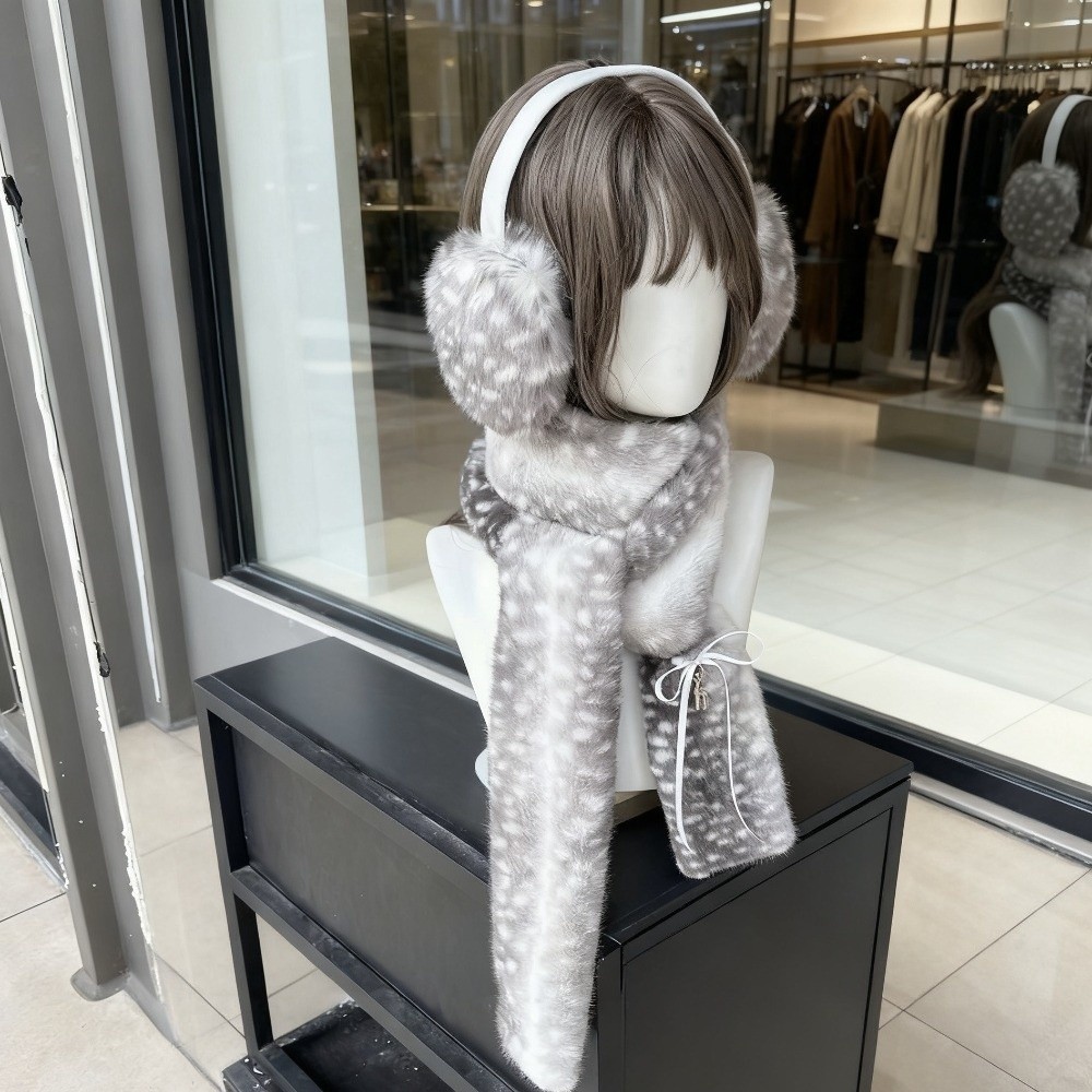 Cachecol com estampa de cervo  - Earmuffs Foldable avaliação e preço