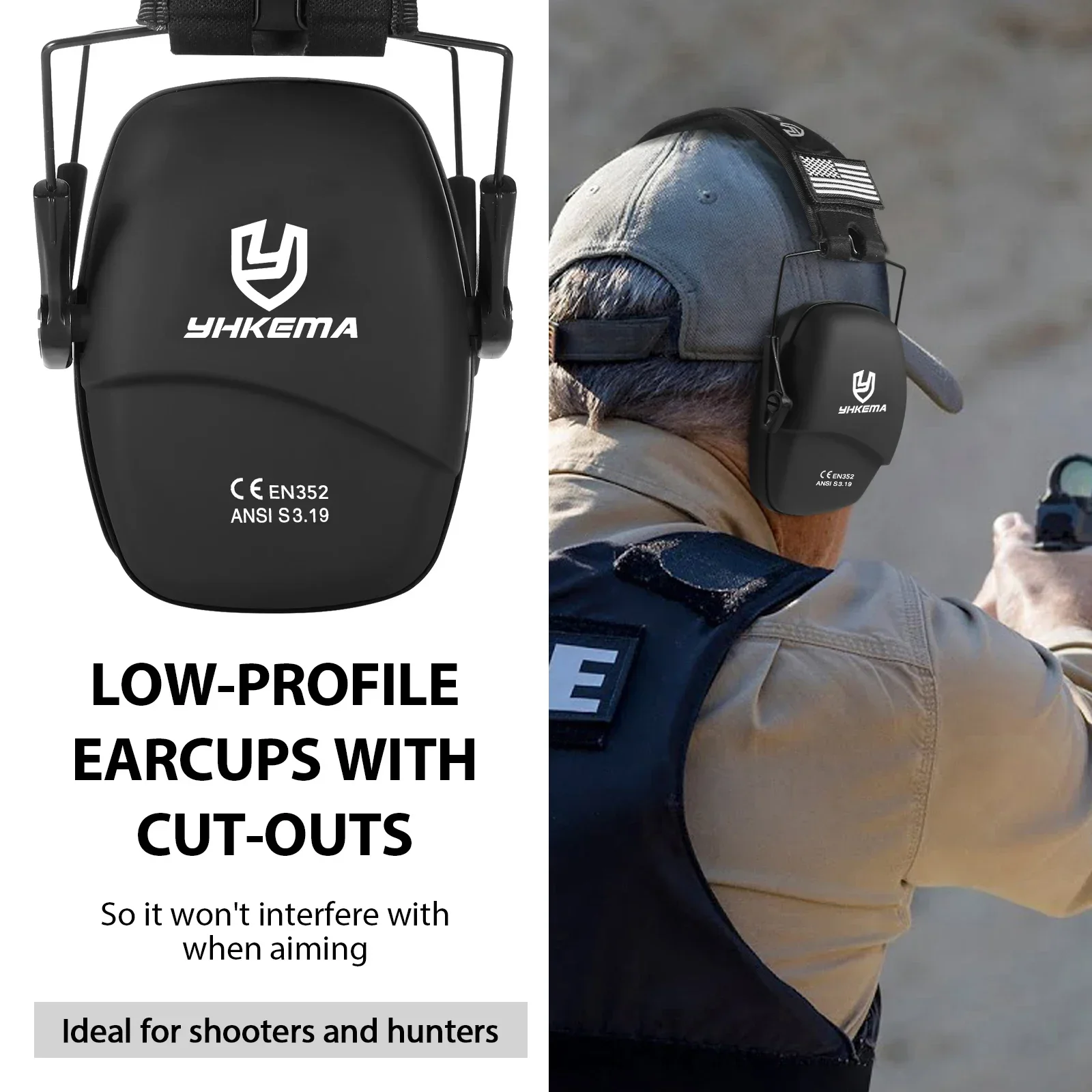 YHKEMA Protetores de ouvido de - Earmuffs Foldable avaliação e preço
