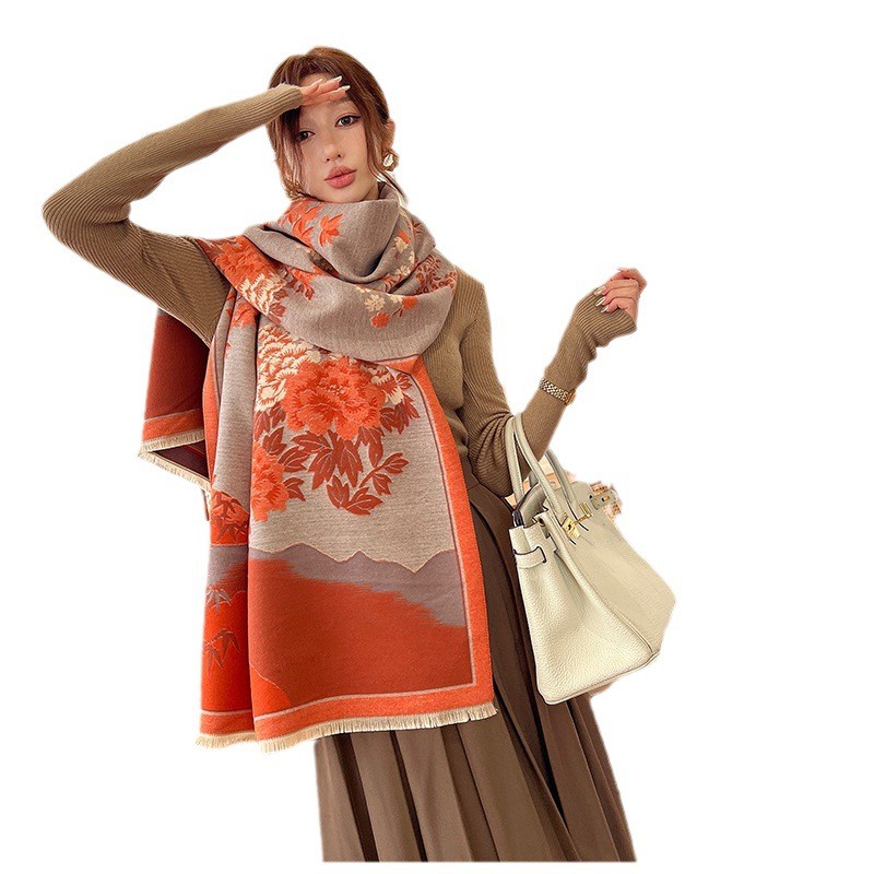 Moda inverno novo quente cashm - Cashmere Pashmina Wrap avaliação e preço