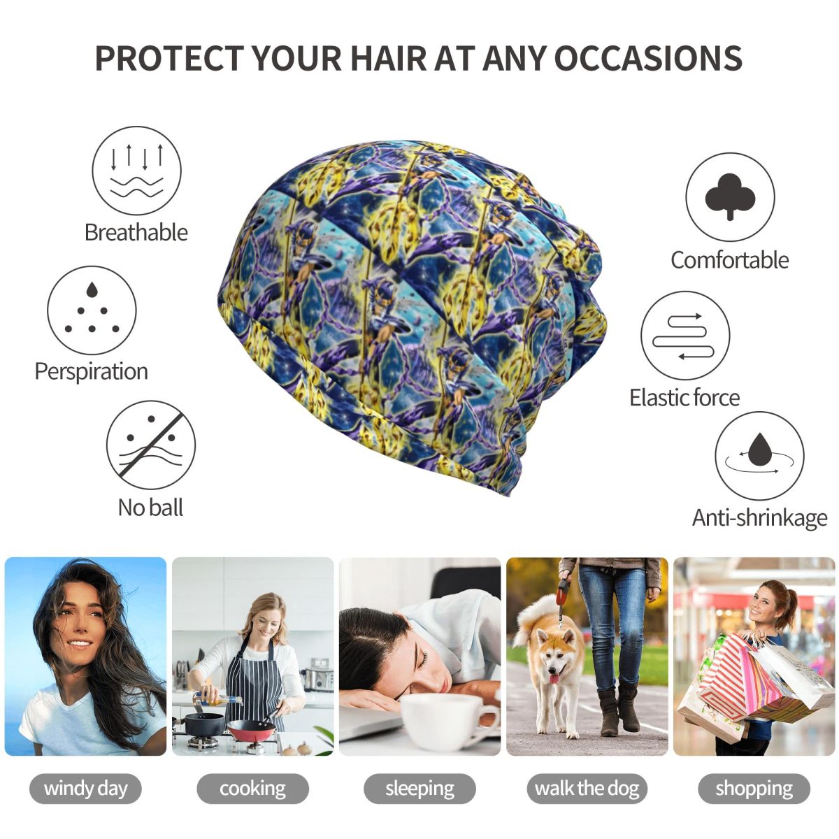 Anime Knights Of The Zodiac Ph - Knit Beanie Hat Warm avaliação e preço