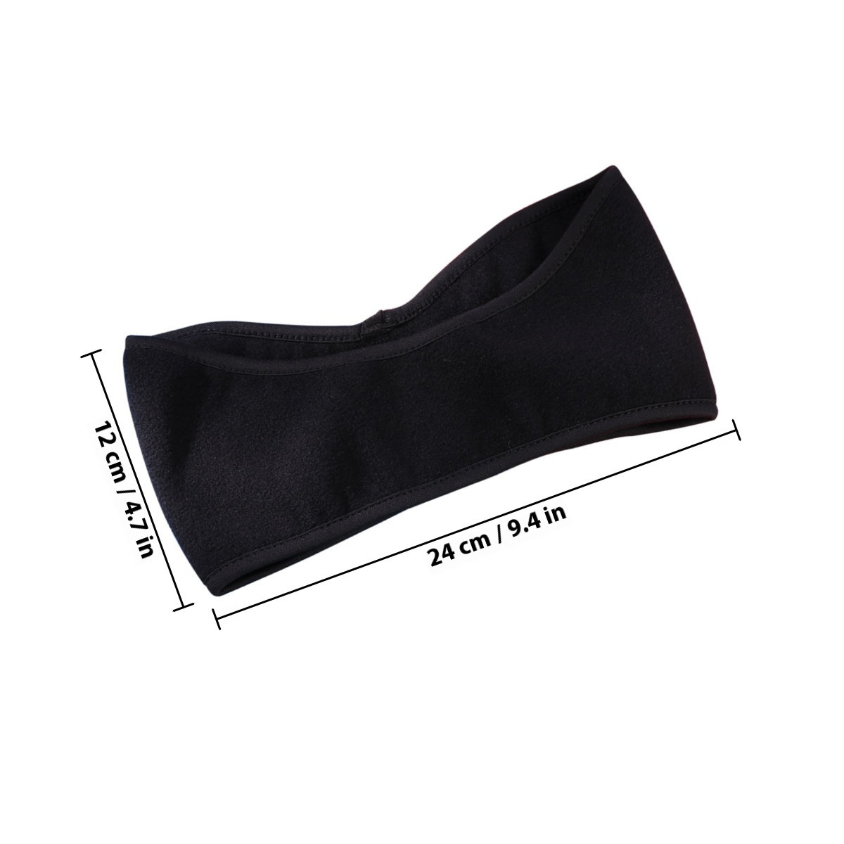 Faixa de Cabeça Unissex Preta  - Fleece Ear Warmer Band avaliação e preço