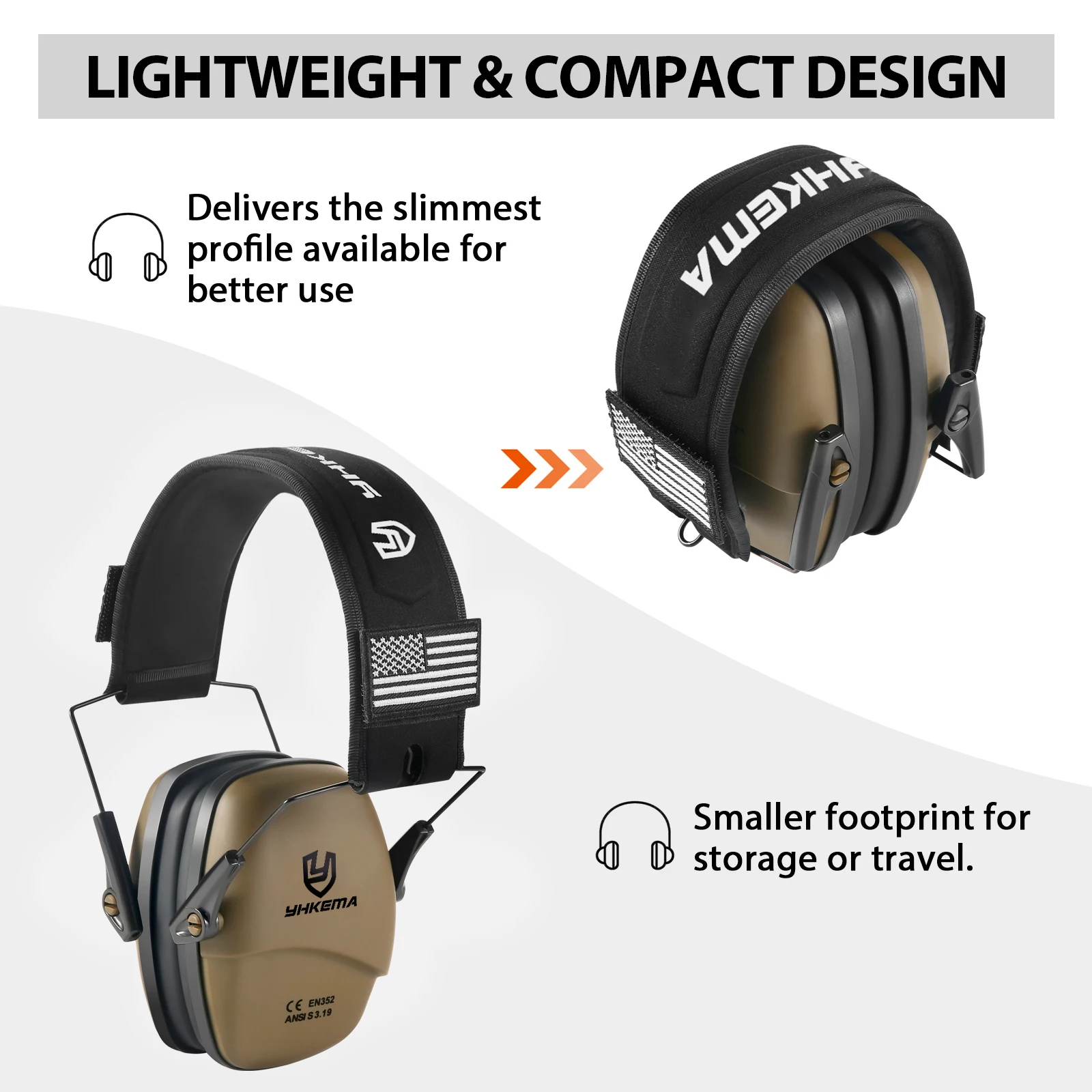 Protetor de orelha tático pass - Earmuffs Foldable avaliação e preço