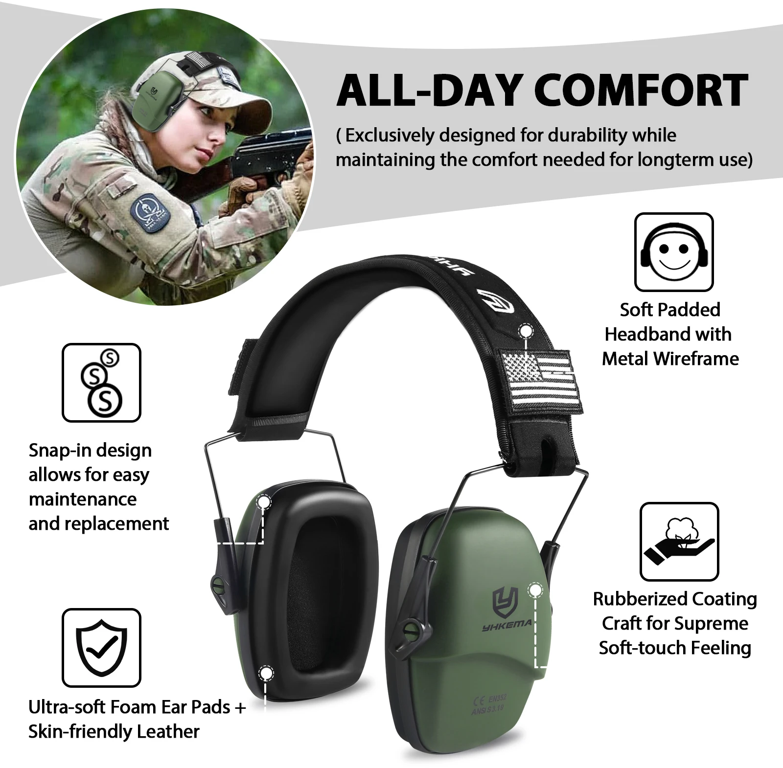 Protetor de orelha tático pass - Earmuffs Foldable avaliação e preço