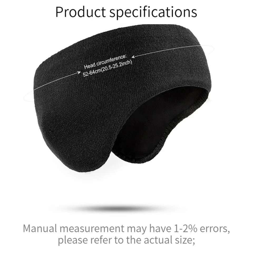 Inverno quente earmuffs para m - Fleece Ear Warmer Band avaliação e preço